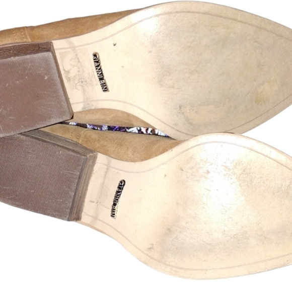 gianni BINI TAN CUT OUT Ankle Boots SZ 7M - Picture 7 of 7
